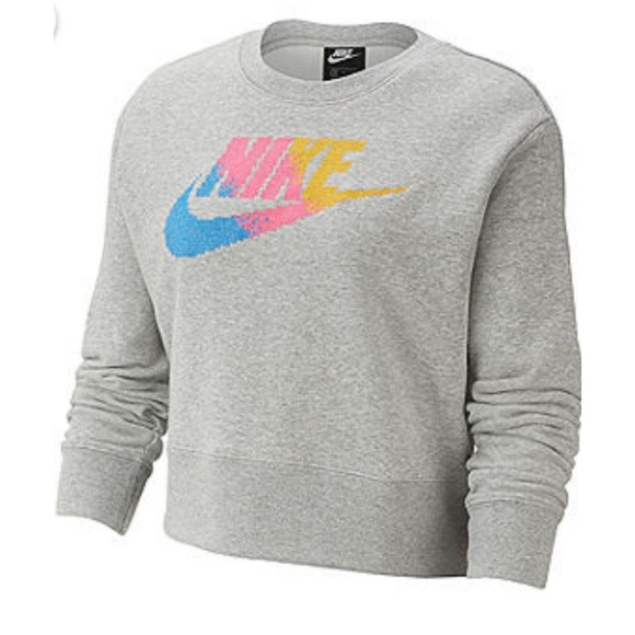 colorful nike sweater